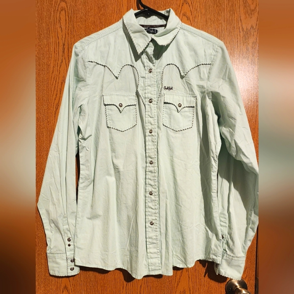 1X Cruel Girl long sleeve western shirt